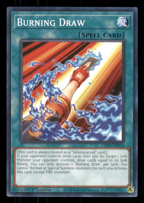 Yugioh Burning Draw #LD10-EN016 Legendary Duelists: Soulburning Volcano LP-image