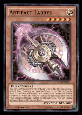 Yugioh Artifact Labrys #MP15-EN011 2015 Mega-Tins Mega Pack LP-image