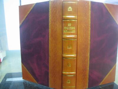 My Sporting Memories Forty Years With Note-Book & Gun 1923 [Leather Bound]-image