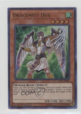 2018 Yu-Gi-Oh! - Legendary Collection Kaiba 1st Edition Dragunity Dux 1t6-image