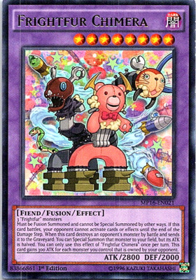 Frightfur Chimera MP16-EN021 Yu-Gi-Oh! Card Light Play 1st Edition-image