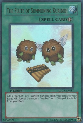 Yugioh! The Flute of Summoning Kuriboh - LCGX-EN087 - Ultra Rare - Unlimited Edi-image