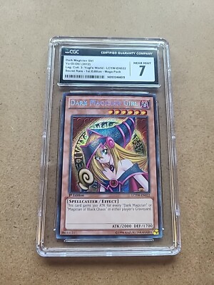 2012 Yu-Gi-Oh! LCYW-EN022 Dark Magician Girl 1st Edition-GCG 7 NM-MINT-Secret-image