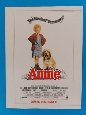 Annie - Albert Finney - Carol Burnett - Original 1982 Movie Print Ad [2]-image