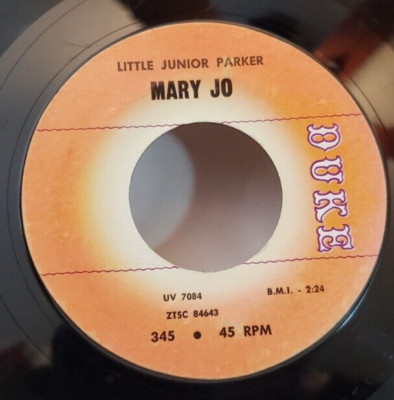 Little Junior Parker MARY JO / ANNIE GET YOU YO-YO (SOUL 45 ) #345 PLAYS VG+-image