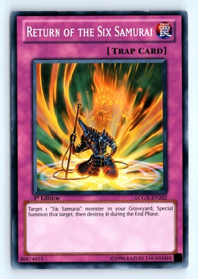 Yu-Gi-Uh Return of the Six Samurai #LCGX-EN262 Legendary Collection 2 tcg LP-image