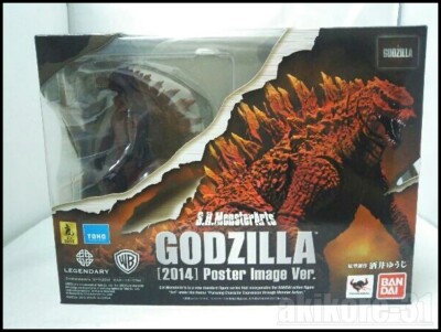 S.H.MonsterArts Godzilla 2014 Poster image ver Bandai  Action Figure-image