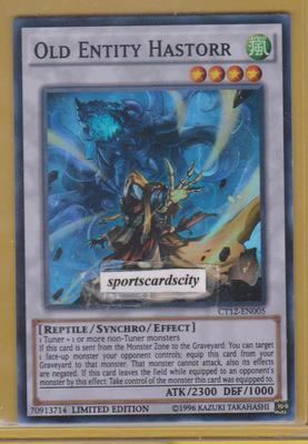 OLD ENTITY HASTORR - (CT12-EN005) - Super - Limited - Yu-Gi-Oh Mega Tin 2015-image