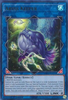 1x Abyss Keeper - 1st Edition NM Eng YuGiOh - 2022 Mega Tin - Pharoah's Gods-image