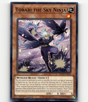 Yugioh Tobari the Sky Ninja 25th Anniv. Tin: Dueling Heroes Mega Pack-image