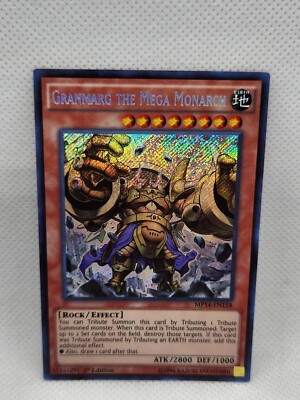 Yu-Gi-Oh Granmarg, The Mega Monarch MP14-EN158 Secret Rare 1st Edition Card NM-image