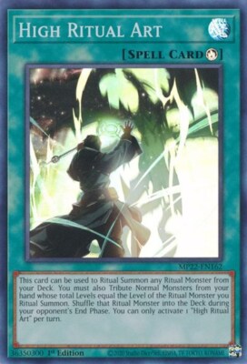 1x High Ritual Art - 1st Edition NM Eng YuGiOh - 2022 Mega Tin - Pharoah's Gods-image