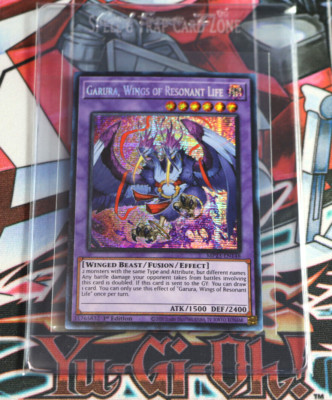 YuGiOh Garura, Wings of Resonant Life MP23-EN148 1st Ed Prismatic Secret Rare-image