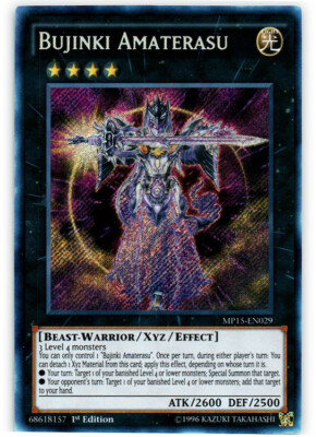 Bujinki Amaterasu - MP15-EN029 - Secret Rare - 1st Edition x1 - Lightly Played-image