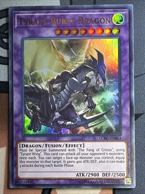 Tyrant Burst Dragon - NM - LCKC-EN063 - Unlimited - Ultra Rare - Yu-Gi-Oh! TCG-image
