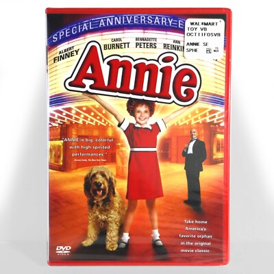 Annie (DVD, 1981, Full Screen, Special Anniv. Ed) Brand New !  Albert Finney-image
