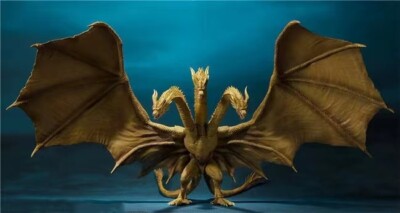 14inch S.H. Monsterarts King Ghidorah Ghidrah King of Monsters KOTM Figure Model-image