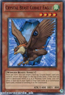 Crystal Beast Cobalt Eagle - LCGX-EN160 - Common - Unlimited Edition - Moderatel-image
