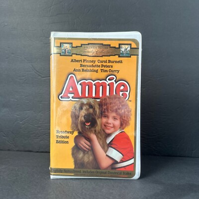Annie (VHS, 1997, Broadway Tribute Edition Clam Shell) SEALED USA Print-image