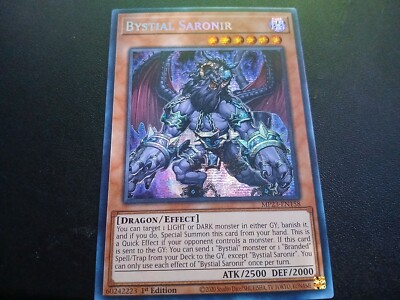 Bystial Saronir MP23-EN158 25th Anniversary Tin: Dueling Heroes Mega Pack 1st...-image