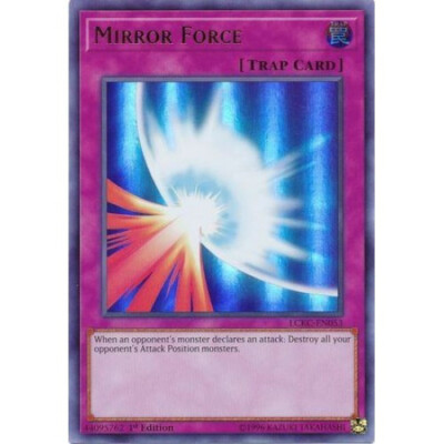 YUGIOH Mirror Force - LCKC-EN053 - ULTRA - 1st Edition - NM-image