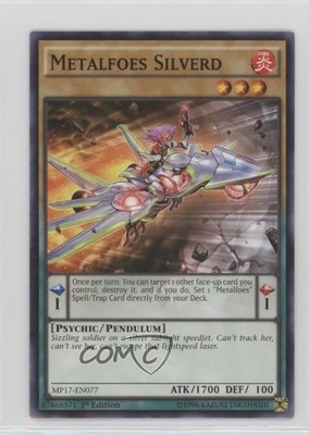 2017 Yu-Gi-Oh! Mega-Tins Mega Pack 1st Edition Metalfoes Silverd #MP17-EN077 e6j-image