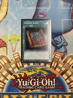 Yugioh Ancient Rules LCKC-EN039 1st Edition Secret Rare NM Legendary Collection -image