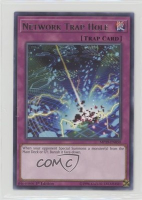 Network Trap Hole (R) 1st Ed. YuGiOh Gold Sarcophagus Tin Mega Pack 00jz-image