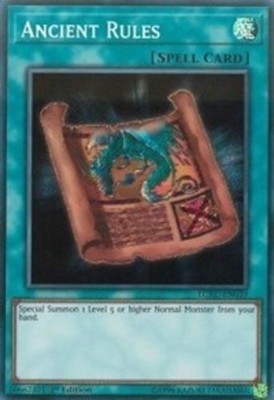 1 x Ancient Rules - LCKC-EN039 - Secret Rare - 1st Edition Near Mint, English-image