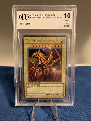 Yugioh Legendary Collection 2010 Winged Dragon of Ra MINT BCCG 10-image