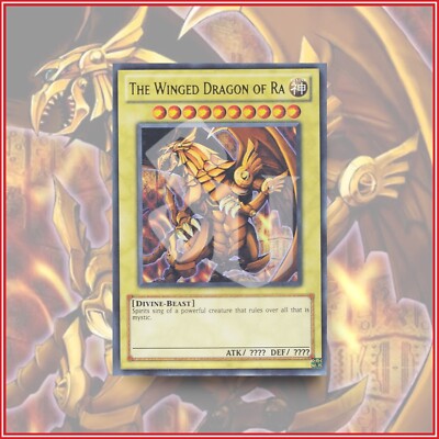 YuGiOh THE WINGED DRAGON of RA Yellow Back ULTRA RARE 25th Anniversary GOD CARD-image
