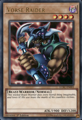 1st ed Vorse Raider ultra rare LCKC-EN003 Yugioh-image