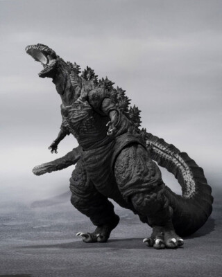 S.H.Monsterarts Godzilla (2016) The Fourth Orthochromatic Vers. 18cm Bandai 1A-image