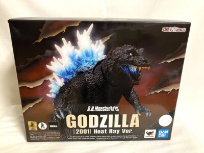Bandai S.H. MonsterArts Godzilla 2001 Heat Ray Ver. Action Figure from Japan-image