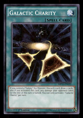 Yugioh Galactic Charity #MP15-EN032 2015 Mega-Tins Mega Pack LP-image