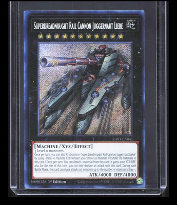 Superdreadnought Rail Cannon Juggernaut Liebe - Secret Rare RA03-EN041 NM YuGiOh-image