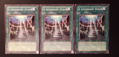 Yu-Gi-Oh! 3x A Legendary Ocean, LOD-078, Common, 2. Edition, English, EX/EX/PL-image
