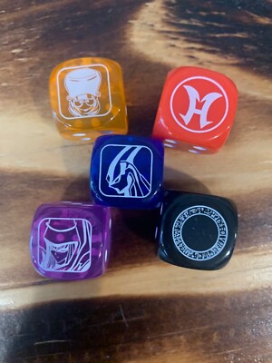 YuGiOh! - Legendary Duelists: Season 3 Dice - Complete Set Of 5-image