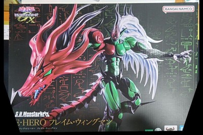 S.H. MonsterArts E. HERO Flame Wingman Yu-Gi-Oh Action Figure-image