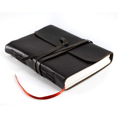 Handmade Leather Journal/Writing Notebook Diary/Bound Daily Notepad For Men &...-image