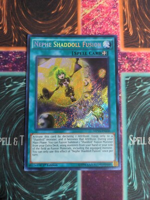 Yu-Gi-Oh! Nephe Shaddoll Fusion MP15-EN230 1st Edition Secret Rare NM-image