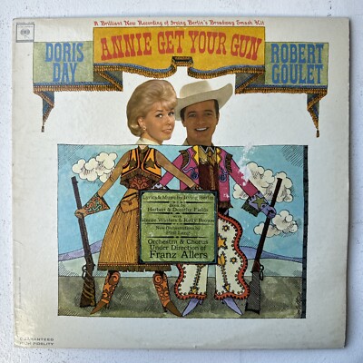 DORIS DAY ANNIE GET YOUR GUN SOUNDTRACK OL 5960 LP VINYL Columbia 1963-image