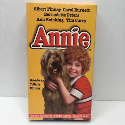 Annie VHS Tape 20 Anniversary Broadway Tribute Albert Finney Carol Burnett-image