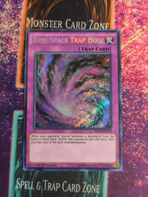 Yu-Gi-Oh! Time-Space Trap Hole MP15-EN119 1st Edition Secret Rare NM -image