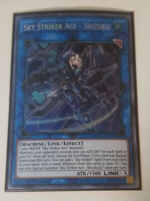 Yu-Gi-Oh! TCG Sky Striker Ace - Shizuku 2019 Gold Sarcophagus Tin Mega Pack MP1…-image