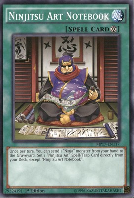 Yu-Gi-Oh! Ninjitsu Art Notebook MP17-EN117 Common 1st Edition NM-image