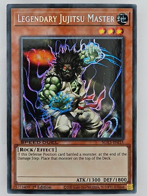 ㊙️ Yu Gi Oh - SGX3-ENI15 Legendary Jujitsu Master - Secret Rare-image