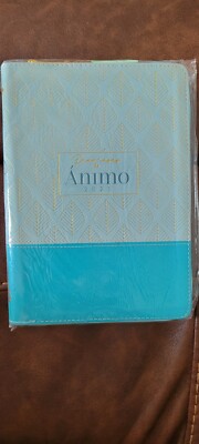 2021 ABBA Christian's Planner,Organiz.Notebook in Spanish, Leather Cover &Zipper-image