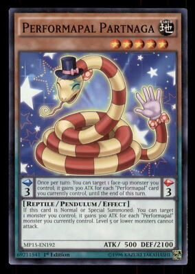 Yugioh Performapal Partnaga #MP15-EN192 2015 Mega-Tins Mega Pack LP-image