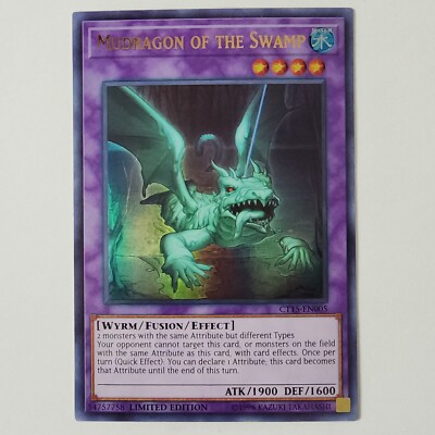 Mudragon of the Swamp - CT15-EN005 - NM/VLP - Ultra Rare - 1st ed - Yugioh-image